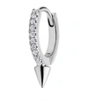 MARIA TASH MARIA TASH WHITE GOLD SINGLE SHORT SPIKE DIAMOND ETERNITY HOOP EARRING (8MM),14999858