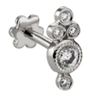 MARIA TASH MARIA TASH DIAMOND QUINTET THREADED SINGLE STUD EARRING,15000816