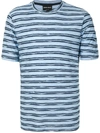 GIORGIO ARMANI STRIPED SHORT SLEEVE SHIRT