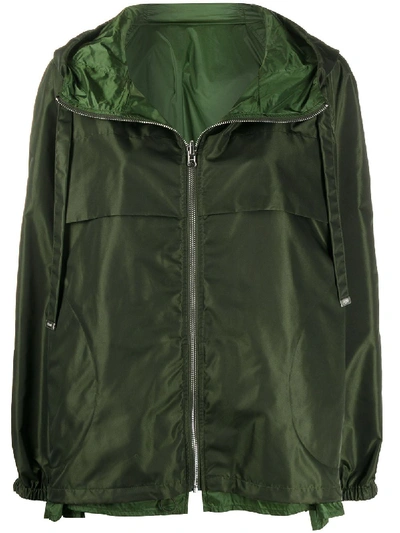 Seventy Hooded Zipped Jacket In Green