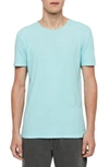 Allsaints Slim Fit Crewneck T-shirt In Hawaii Blue