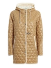 FAY QUILTED NYLON HOODED COAT