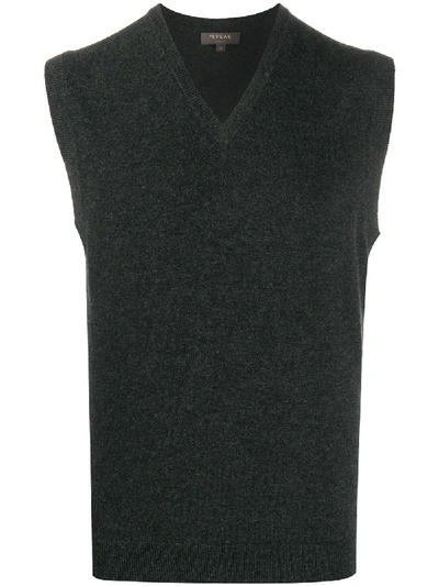 N•peal The Westminster Jumper Vest In Grey