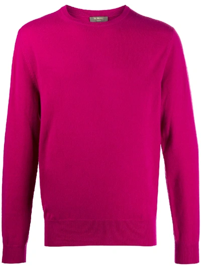 N•peal The Oxford 1ply Jumper In Pink