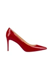 CHRISTIAN LOUBOUTIN KATE PATENT LEATHER DÉCOLLETTÉ IN RED,3191416R251