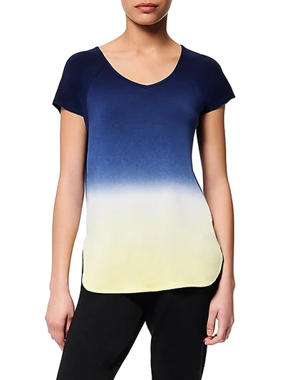 Marc New York Dip-dyed Active T-shirt In Midnight