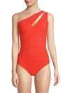 CHIARA BONI LA PETITE ROBE ANI ONE-SHOULDER ONE-PIECE SWIMSUIT,0400011713092