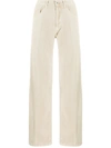DONDUP HIGH-WAISTED TROUSERS
