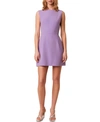 French Connection Whisper Sleeveless Sheath Dress In Soft Violet