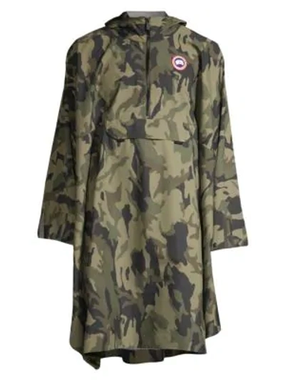 Canada Goose Camouflage Waterproof Field Poncho In Ca Goose C
