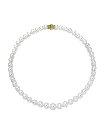 ASSAEL AKOYA 36" AKOYA CULTURED 9.5MM PEARL NECKLACE WITH YELLOW GOLD CLASP,PROD232180197