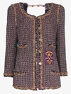 TIGER IN THE RAIN REWORKED CHANEL CHAIN TRIM TWEED JACKET,TR07200215150816