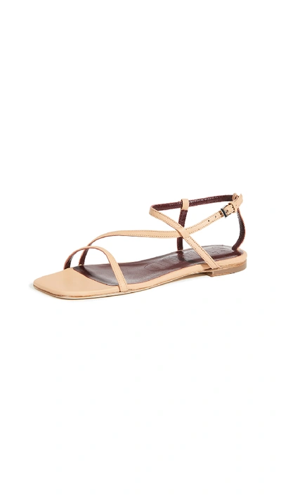 Staud Gitane Sandals In Nude