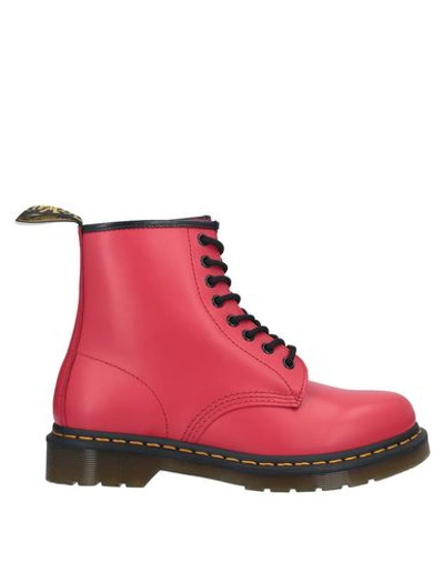 Dr. Martens' Ankle Boot In Coral
