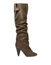 Isabel Marant Knee Boots In Military Green
