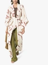 JOHANNA ORTIZ SOUL QUEST PRINTED LINEN KIMONO,ECRUSOULQUEST15128659