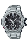 G-shock Baby-g G-steel Chronograph Watch, 53.8mm In Silver/ Black
