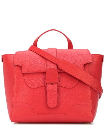 Senreve Midi Maestra Shoulder Bag In Red
