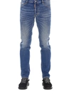 DSQUARED2 FADED STRETCH DENIM JEANS,S74LB06 68S30662 470