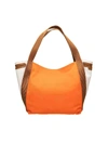 GIANNI CHIARINI ASIA LARGE SHOULDER BAG IN ORANGE,BS 7930 CNV/BIC-PL 11319