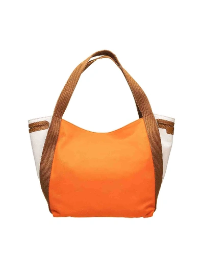 Gianni Chiarini Asia Large Shoulder Bag In Orange