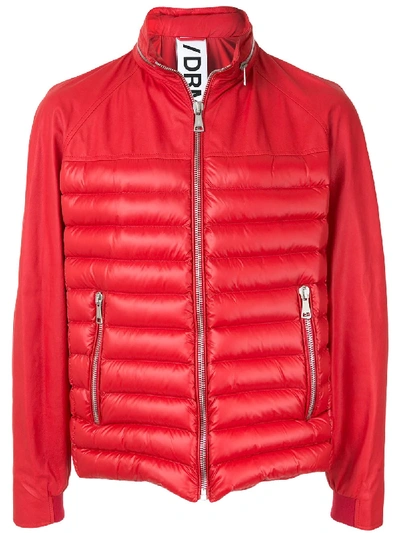 Drome Padded Panels Jackets In Red
