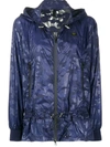 BLAUER CAMOUFLAGE PRINT RAIN JACKET