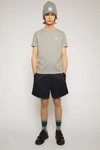 Acne Studios Fa-wn-tshi000001 Light Grey Melange In Crew Neck T-shirt