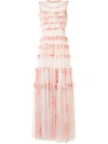NEEDLE & THREAD MEMORY ROSE TULLE GOWN