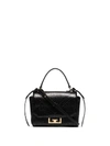 Givenchy Eden Mini Black Leather Shoulder Bag In Black