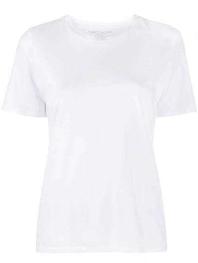 Majestic Shortsleeved Crew Neck T-shirt In White