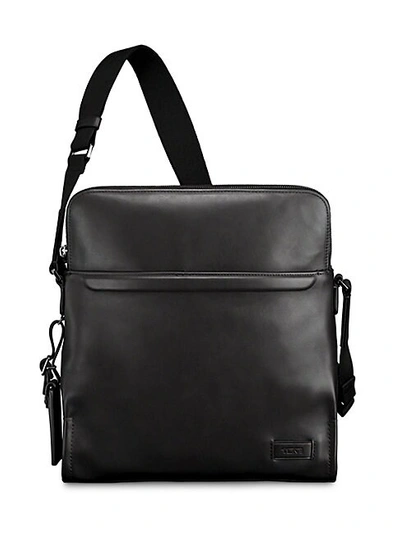 Tumi Stratton Leather Crossbody Bag In Black