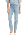 Levi's Women's Classic Straight-leg Jeans In Long Length In Oahu Morning Dew