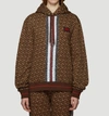 BURBERRY BURBERRY MONOGRAM PRINT HOODIE