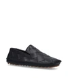 BOTTEGA VENETA LEATHER INTRECCIATO DRIVING SHOES,15297873