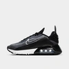 Nike Air Max 2090 50mm Low-top Sneakers In Black/white/metallic Silver