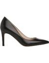 Lk Bennett Womens Floret Patent Leather Courts Blu-navy In Bla-black