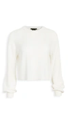 ALICE AND OLIVIA Ansley Crop Cashmere Pullover