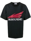 RHUDE OVERSIZED LOGO T-SHIRT