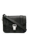 Proenza Schouler Lux Leather Ps1 Mini Crossbody In Nero