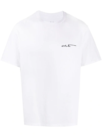 Julien David Printed T-shirt In White