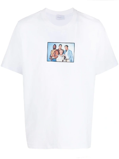 Family First The A-team Photo Print T-shirt In White