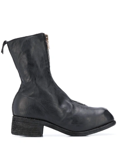 Guidi Ankle Length Boots In Black