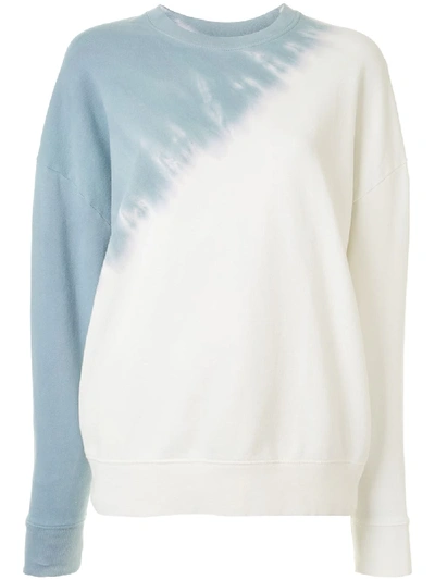 Iro Tie-dye Printed Sweatshirt In White