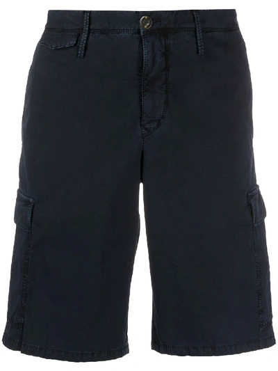 Pt01 Fitted Bermuda Shorts In Blue