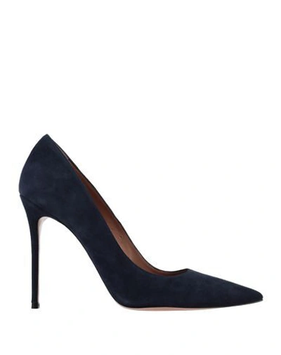 Pura López Pumps In Dark Blue