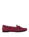 Tod's Loafers In Claret