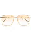 VICTORIA BECKHAM NAVIGATOR AVIATOR-FRAME SUNGLASSES