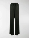 BALENCIAGA SHINY HOUNDSTOOTH TRACK trousers,15293421