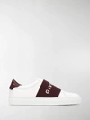 Givenchy Paris Webbing Sneakers In White